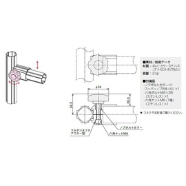 SU GFA-A03 Connector Knob Bolts, Set of 10
