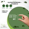 fairvital Calcium Magnesium Citrate Plus Vitamin D3-90 Capsules, High Dose,