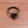 Pastlla 6 Pcs Metal Bronze Round Ring Drawer Pulls 1.38"