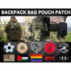 2 Pcs Red Funny Do Not Feed Patch Emblem Embroidered
