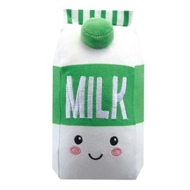 VFM - Milk Soft Toy Food Themed Cute Plush Cuddly Soft Fluffy Stuffed Toy Plush Toy Cute Stuffed Plushie, Gifts for Birthday, Valentine's Day Chirstmas - 16cm Multi-Coloured