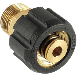 Pressure Washer Adapter,M22 15mm Female to M22 14mm Male Fitting,brass, 4500 PSI Power Washer Hose and Gun Coupler, for High Pressure Hose Gun Replacement Parts