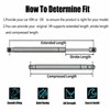 AONNOUS 6 Gas Struts for ARB Canopy Window-ONLY Work When