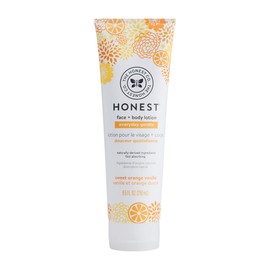 The Honest Company Everyday Gentle Sweet Orange Vanilla Face + Body Lotion | Dermatologist Tested | Gentle for Babies | Baby Lotion | Orange and Vanilla Extracts & Coconut Oil | 8.5 Fl Oz