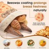 2 Pack Beeswax Bread Bags for Sourdough Homemade Bread, XL