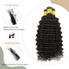 Curly I Tip Hair Extensions Human Hair for Black Women