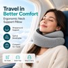 Memory Foam Travel Neck Pillow for Rest – U-Shaped Neck