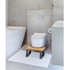 REGIS Bamboo Toilet Stool for Adults, 7" Poop Stool, Bathroom