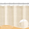 Craidlela Extra Long Boho Farmhouse Shower Curtain with Tassel, Modern