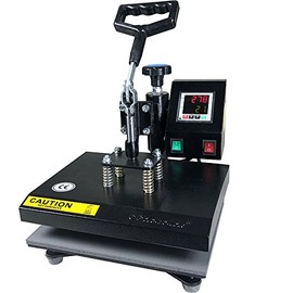 ePhotoInc New Digital 9" x 12" Swing Away Digital Heat Press Machine Transfer Sublimation T-Shirt Press EPH10BU