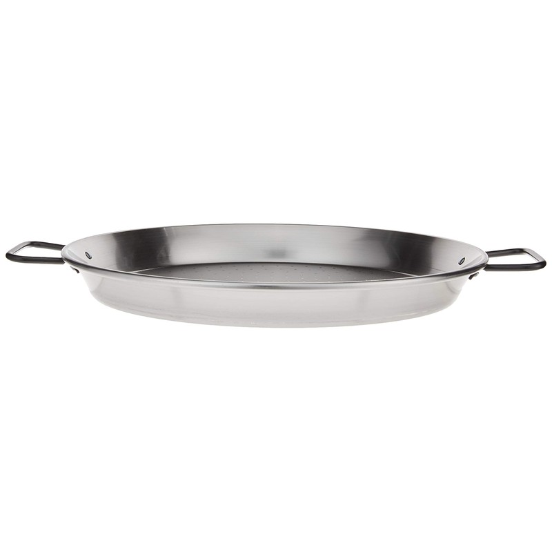 Garcima 16-Inch Pata Negra Restaurant Grade Paella Pan, 40cm