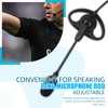 Retevis Walkie Talkie Headset with Boom Mic D Shape Double