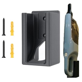 SquirrelBox Original Wall Mount Vacuum Holder Compatible with Shark Handheld Vacuum Models CH700; CH701, CH900WM, CH901, CH950, CH951, CH951C Charging Dock