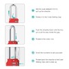 Combination Padlock, [2.6inch Long Shackle] Diyife 4 Digit Combination Lock,
