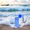 Blue Waterproof Storage Bottle Container with Lanyard – Floating Dry