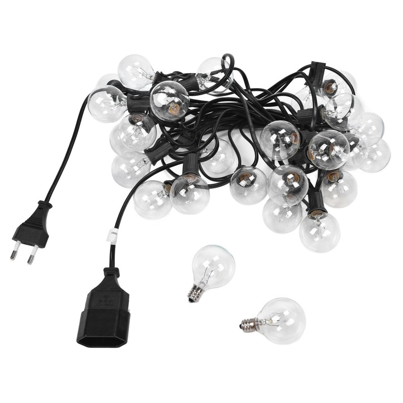 7.65m G40 Bulb String Light 25LED Waterproof Decorative String Lamp