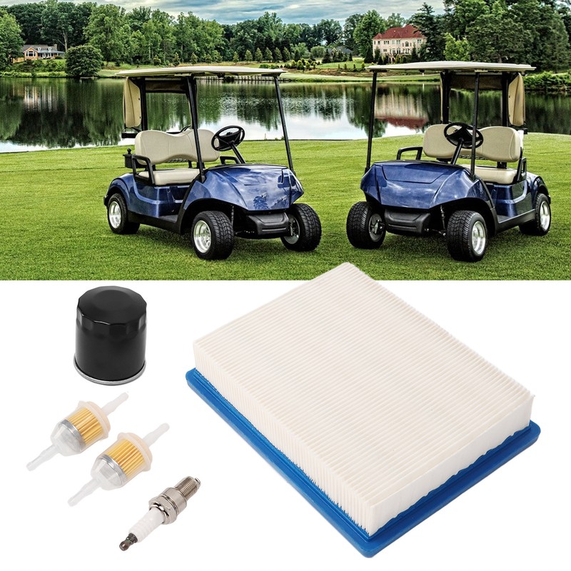 Golf Cart Tune Up Kit Fuel Oil Air Filter Spark