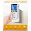 230 V Temperature Controller Sockets Heemol Thermostat Heating, Frost Monitor
