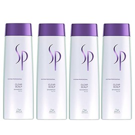 Wella Professionals SP Clear Scalp Shampoo 250 ml Pack of 4