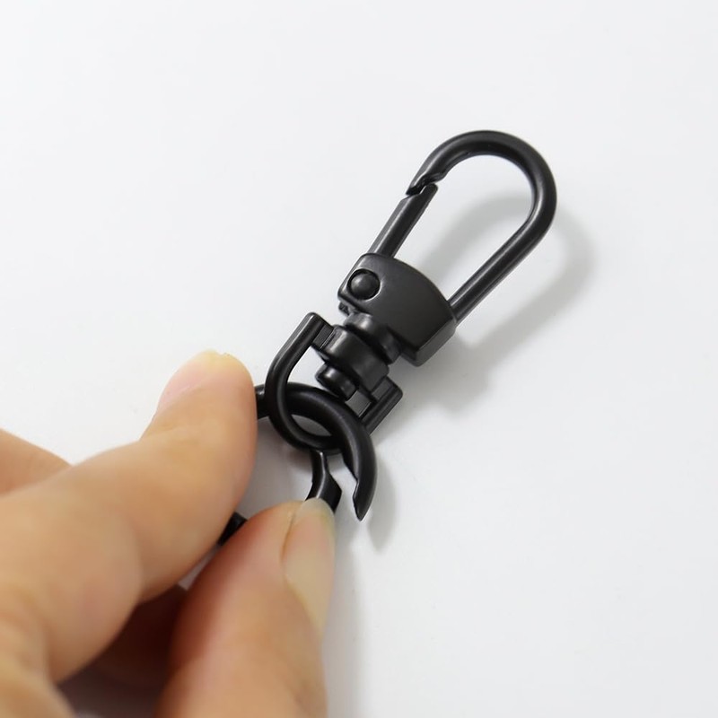 LMAPUR, Set of 2, Hook Key Chain, Metal Detachable Double