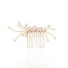 IYOU Bridal Wedding Hair Combs Silver Pearl Side Comb headpiece