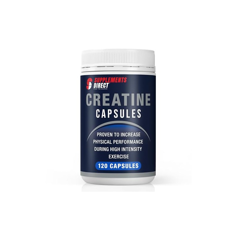 Supplements Direct - Creatine Monohydrate Capsules - 500mg - 120