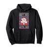 Hey Ho Lets Go Ugly Christmas Santa Pullover Hoodie, black