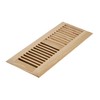 Razo White Oak Wood Floor Register, Drop in Vent Cover