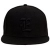 4sold Snapback Hat with Raised 3D Black Embroidery Letter Baseball