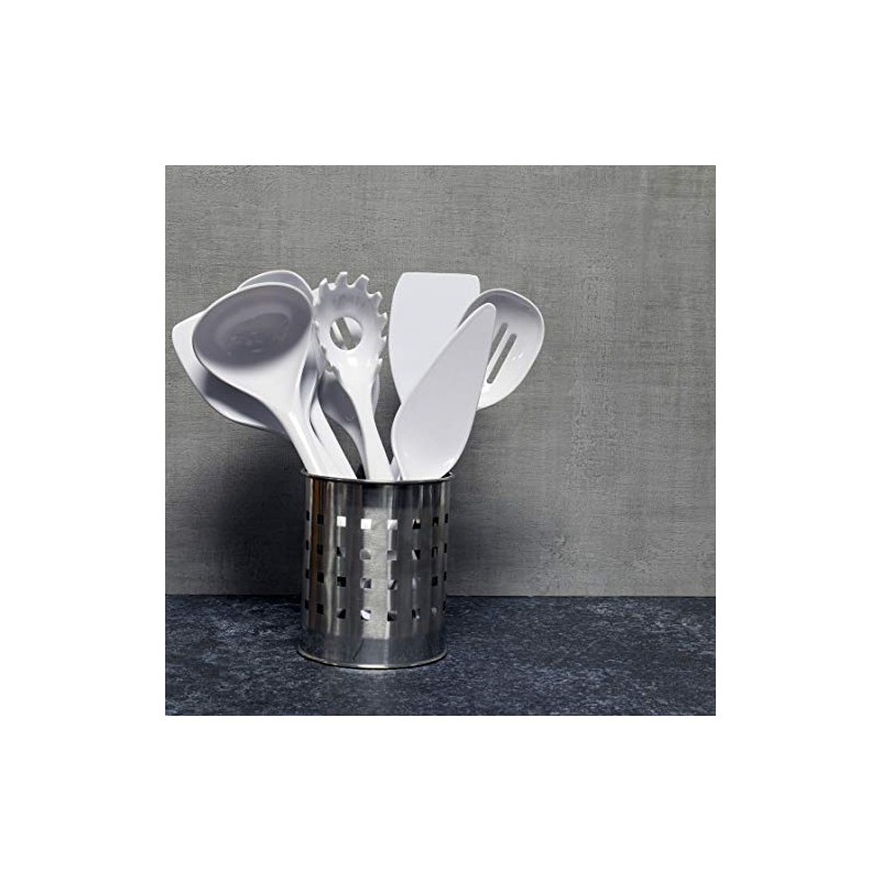 Chef Craft Basic Melamine Basting Spoon, 11.25 inch, White