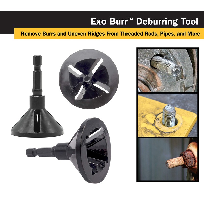Titan 51950 EXO BURR External Deburrer and Chamfering Tool for