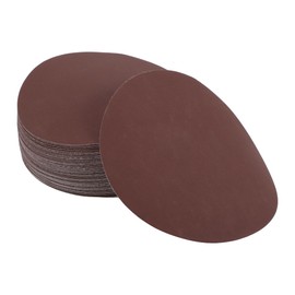INFINAUTO Schleifscheiben, 7" 2000 Körnung Automobilreparatur Runde Klett-Schleifpapier Aluminiumoxid, Papierbasis Rot, 50 Stück