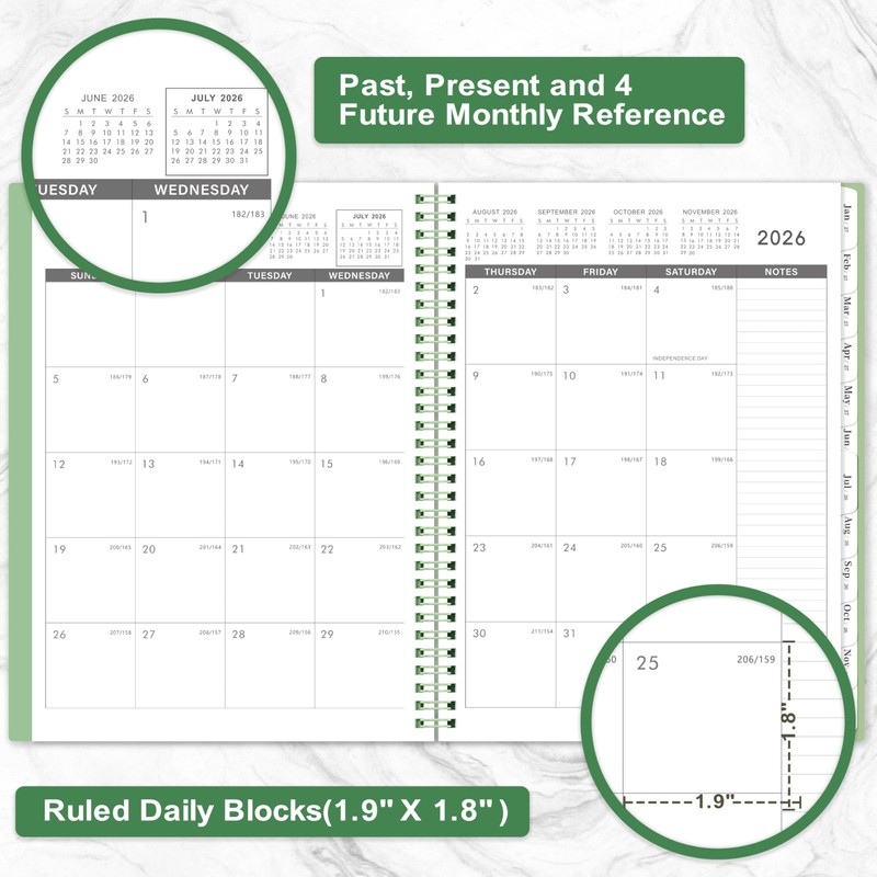 2026-2027 Monthly Planner - Planner/Calendar 2026-2027, Jul 2026 - DEC