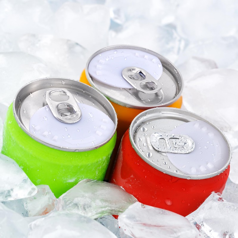 Pndeyo 10pcs Soda Can Covers Lids, Plastic Pop Can Lid