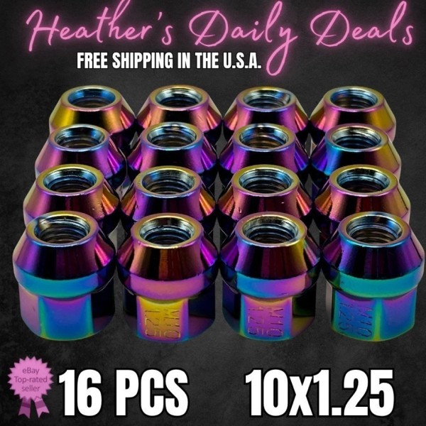 HDD 16 Acorn Bulge Lug Nuts 2003–2006 Yamaha KODIAK YFM450