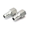 2 x Male Quick Release Euro Compressed Airline Pneumatic Coupling