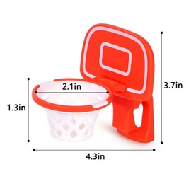 Egg Yolk Separator,Playful basketball hoop design,Efficient egg yolk separation,red