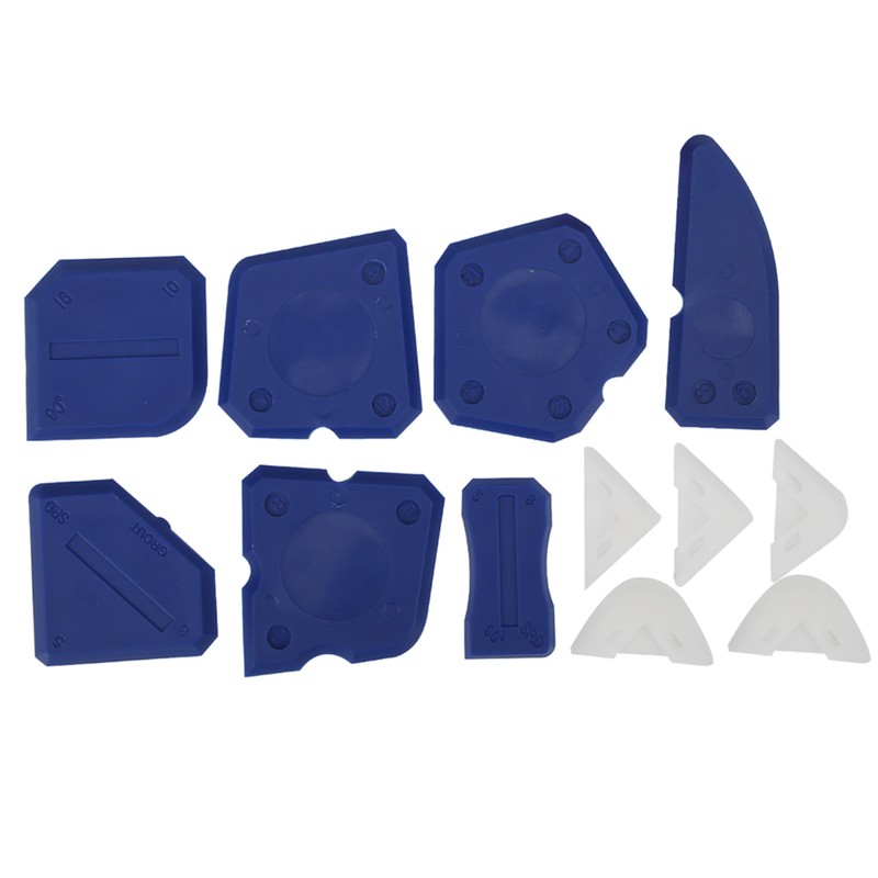 20Pcs Caulking Finisher Tools Glass Glue Scraper Sealing Grouting Caulk