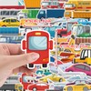 Transportation Vehicle Truck Stickers for Laptop (50 PCS),Gift for Children
