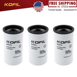 KOFIL 3PCS Replace FF63041NN Fuel Filter For Cummins 5526400 FF63041 FF63041NNEB