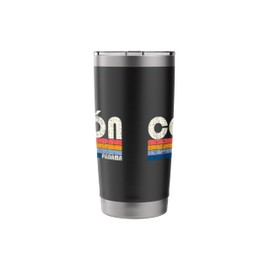 Retro Vintage 70s 80s Style Colón, Panama Stainless Steel Insulated Tumbler