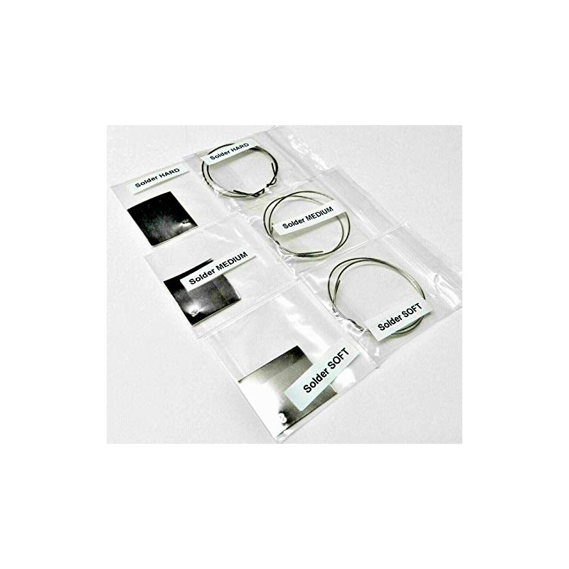 Silver Solder for Jewelry Making Assortment Pack Wire and Sheets