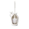 Seto Craft SP-1921-WH Toilet Brush Stand, Botanical White
