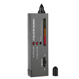 Greensen Diamond Tester High Accuracy Jewellery Diamond Selector Portable Selector Diamond Tester, Professional Tester Tool with Small Bag and Plate for Testers, Leather