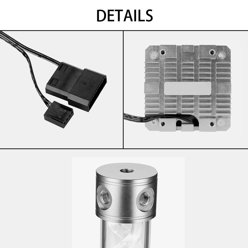 Computer Cylinder Water Cooling Double Helix T Virus Water Pump