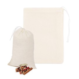 ASIRYVA 1PCS Premium Reusable Cotton Muslin Strainer Bag, Cheese Cloths for Straining& Nut Milk Bag (35cm x 25cm)