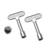 2Pcs P1300-PART-13-KEY Fire Hydrant Water Key, Water Spigot Key for