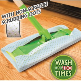 Bambooee Reusable Bamboo Sweeper Sheets with Sweeper Scrubbing Dots
