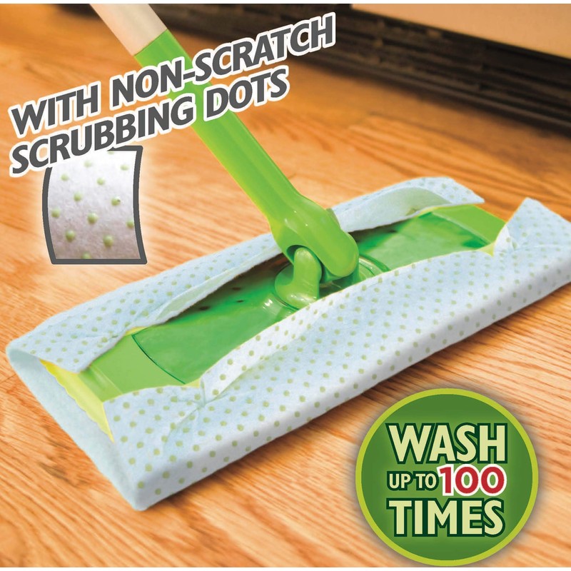 Bambooee Reusable Bamboo Sweeper Sheets with Sweeper Scrubbing Dots