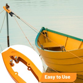 Kayak Anchor Grip, Kayak Brush Gripper with 16.4ft Paracord to Anchor Float, Canoe, Boat for Fishing Boating and Camping, Kayak Accessories, Orange